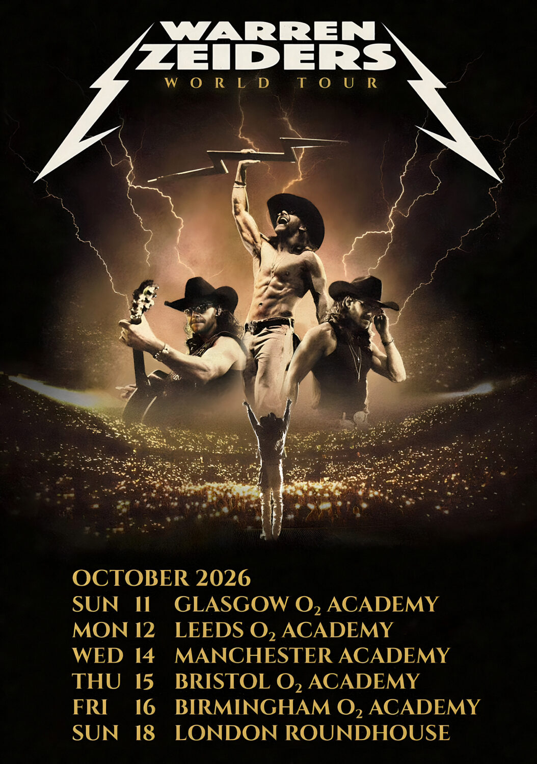 Warren Zeiders 2026 live concert poster